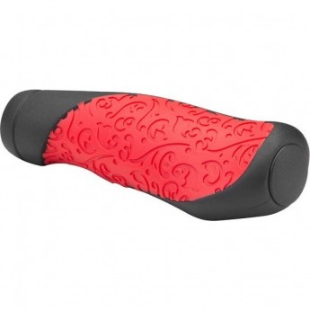 Грипсы VLG-1003AD2 Velo 134,5 мм черно-красные