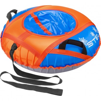 Санки надувные STELS D110см, оранжево-голубые