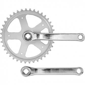 Шатуны HDL-S140 1/2"х3/32" 40Т 152 мм, хромированные