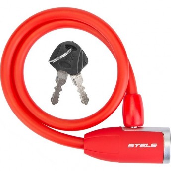 Трос-замок STELS 84356, 10х650 мм, красный