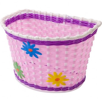 Велокорзина HL-BS02-4 розовая