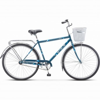 Велосипед STELS Navigator 28" 300 Gent Z010/Z011 (с корзиной) (LU085341) морская волна